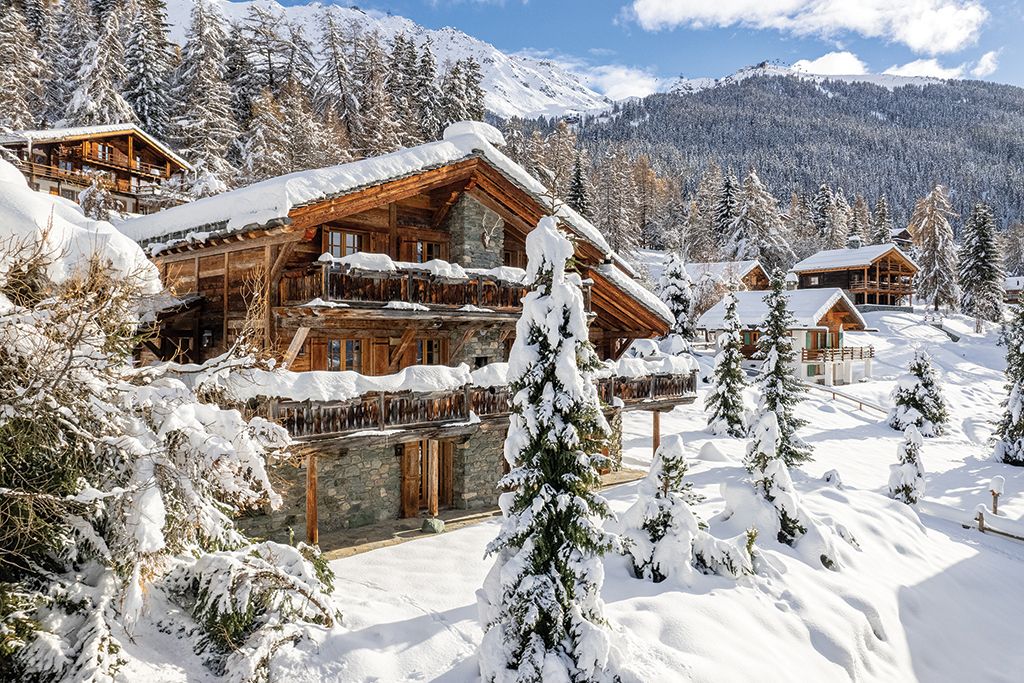 Chalet de Pret Hiver, Verbier, Valais, Switzerland.