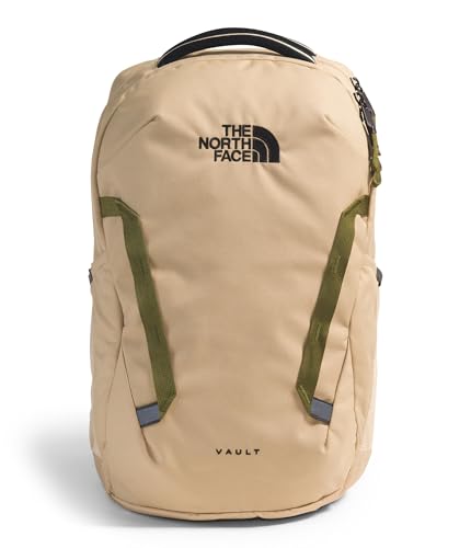 The North Face Vault Everyday Laptop Backpack, Khaki Stone/blk, One Size