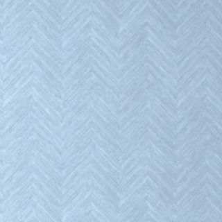 A herringbone textured light blue wallpaper square