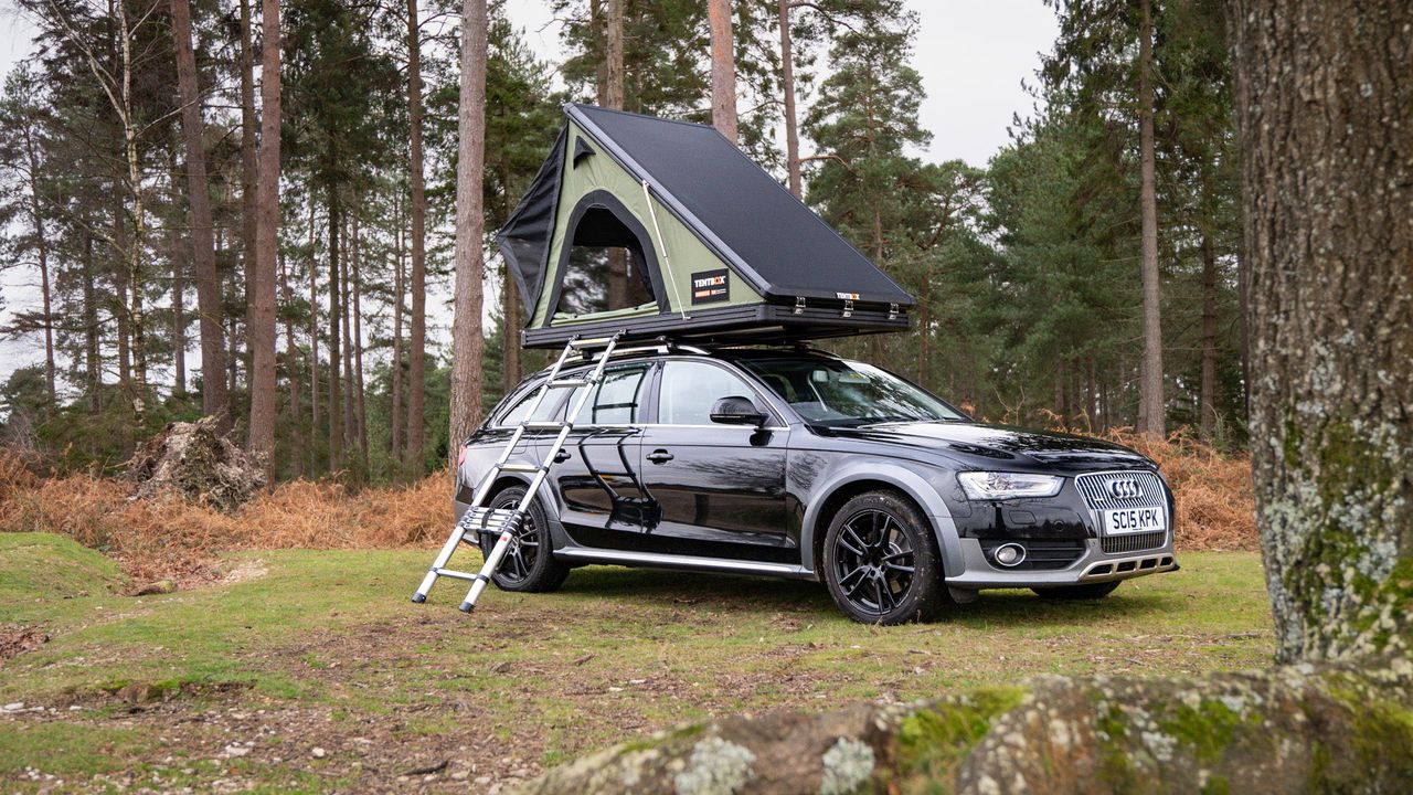 TentBox tents mounted on a car