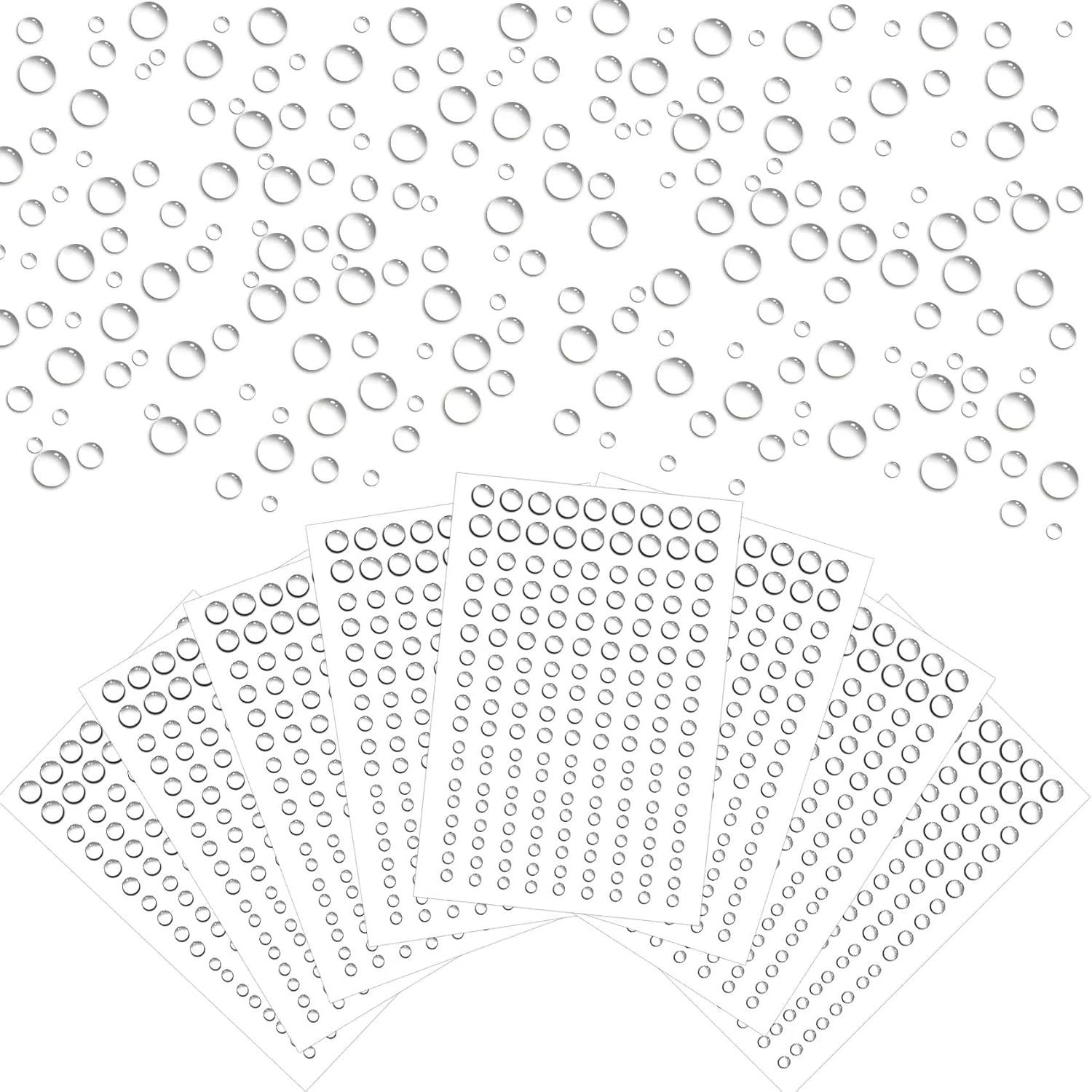 Obsummoy Dewdrop Self Adhesive Embellishments