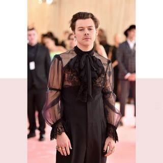 The Met Gala 2021, everything we know. Harry Styles attends the 2019 Met Gala Celebrating Camp: Notes on Fashion at Metropolitan Museum of Art on May 06, 2019 in New York City. (Photo by Theo Wargo/WireImage)