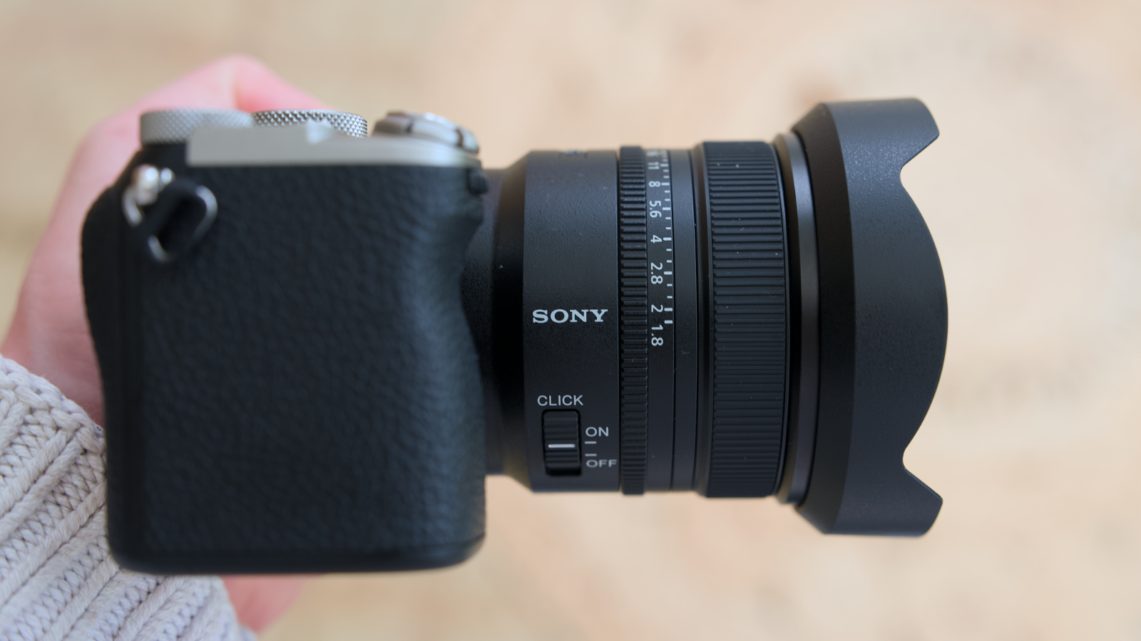 Sony FE 16mm F1.8 G lens indoor