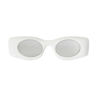 Loewe square frame white sunglasses