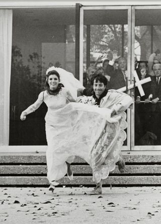 Katharine Ross and Dustin Hoffman in The Graduate.