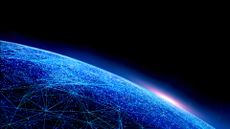 An image of the globe as seen from space