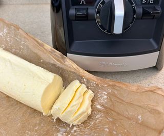 Butter made in the Vitamix Ascent Series A2300 Blender