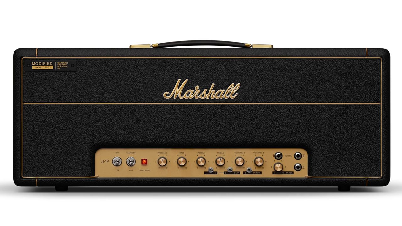 Marshall Modified 1959 on white background
