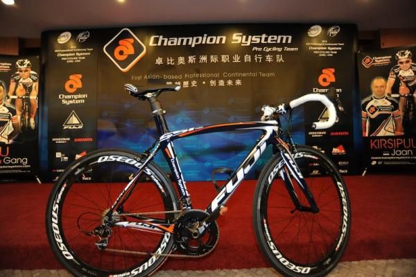 The Champion System Pro Cycling Team will ride Fuji SST and Altamira bikes.