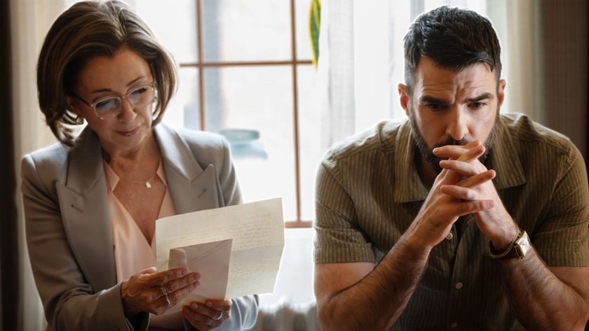 Wolf and his mom sitting together in Brilliant Minds Season 2x02