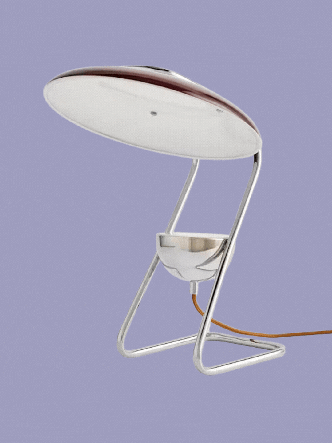MADE, Brando Table Lamp in Brown/Chrome