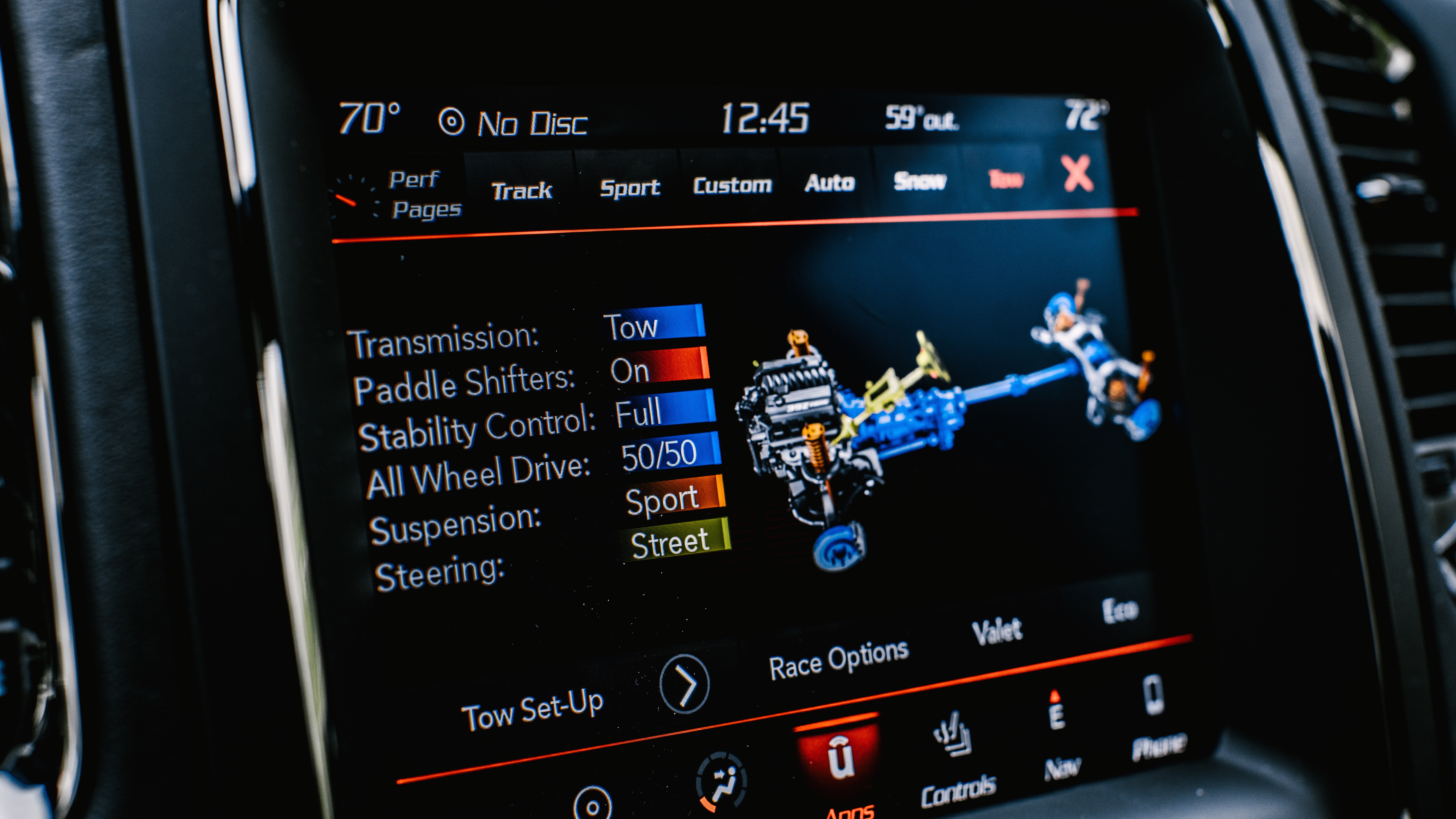 Seven touchscreen drive modes in the 2018 Dodge Durango Sign us up