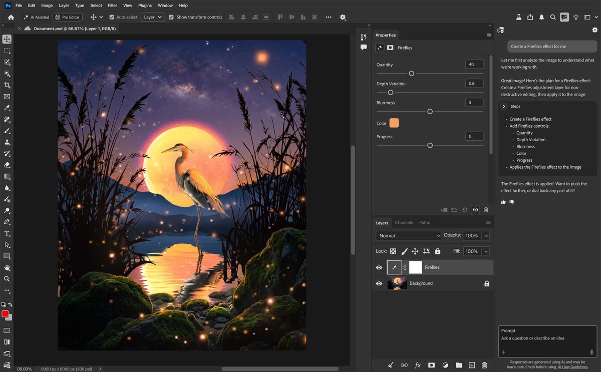 A screenshot of the Adobe Photoshop teaser for a new light leak filter