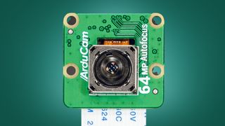 An ArduCam 64MP camera module for Raspberry Pi