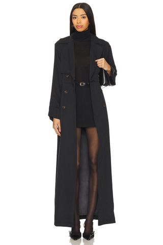 Victoria Detachable Floor Length Trench