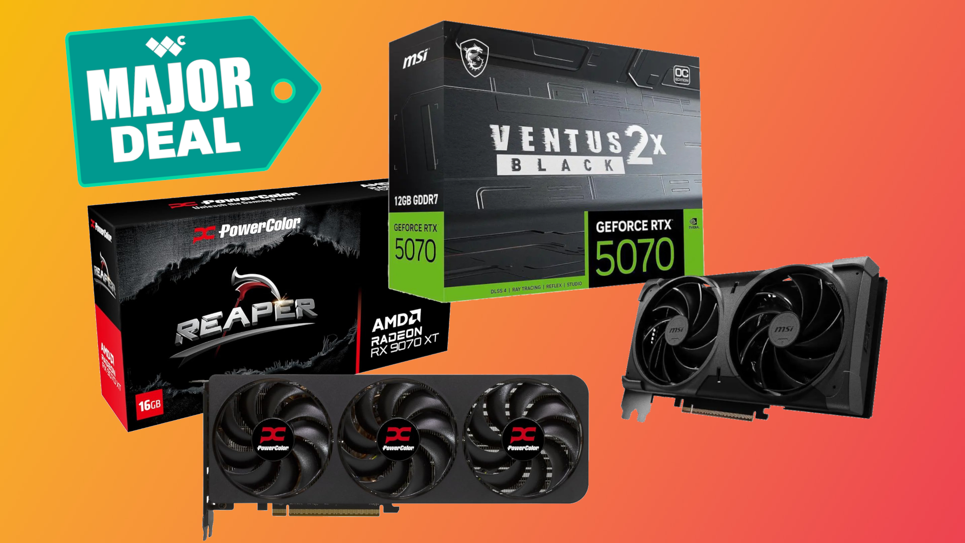 Black Friday deals on RX 9070 XT and RTX 5070