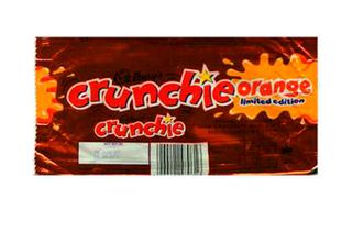 crunchie orange chocolate bar
