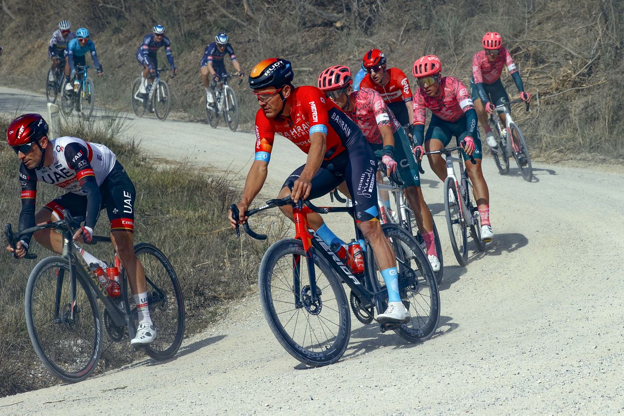 Strade Bianche 2022 - 16th Edition - Siena - Siena 184 km - 05/03/2022 - Heinrich Haussler (AUS- Bahrain Victorious) - photo Luca Bettini/SprintCyclingAgency&Acirc;&copy;2022