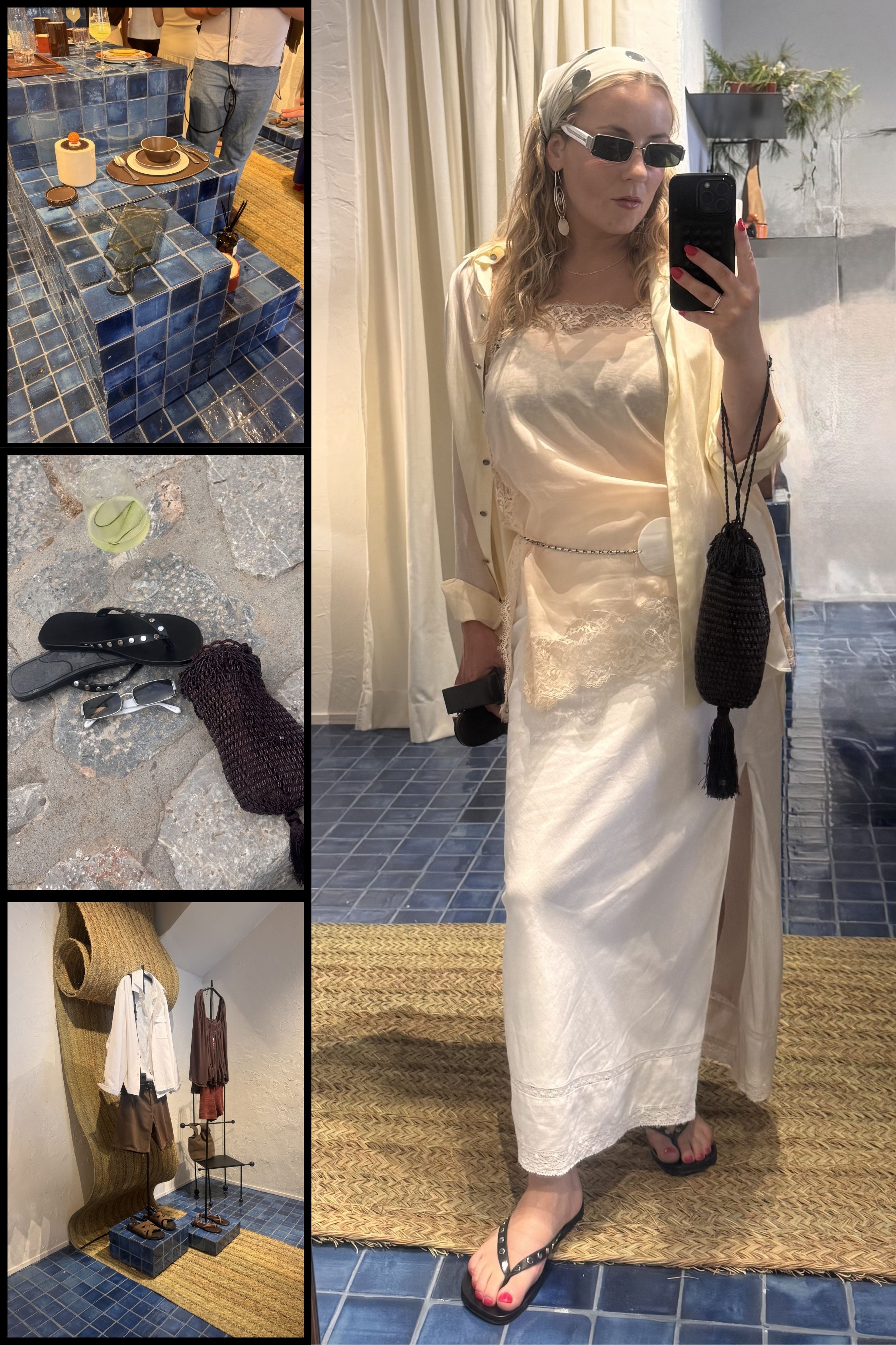 Editor Rebecca Rhys-Evans in Athens and Hydra with Mango