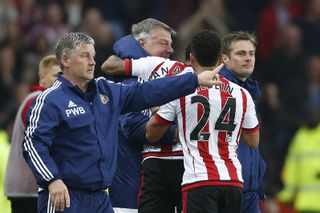 Allardyce enjoyed a crucial win against Everton as Sunderland narrowly survived in 2016