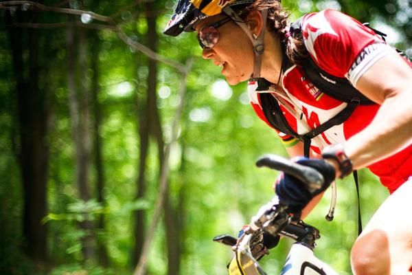 Womens' winner on the day Rebbecca Rusch (Specialized).