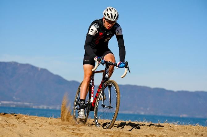 Brennan Wodtli races in Japan
