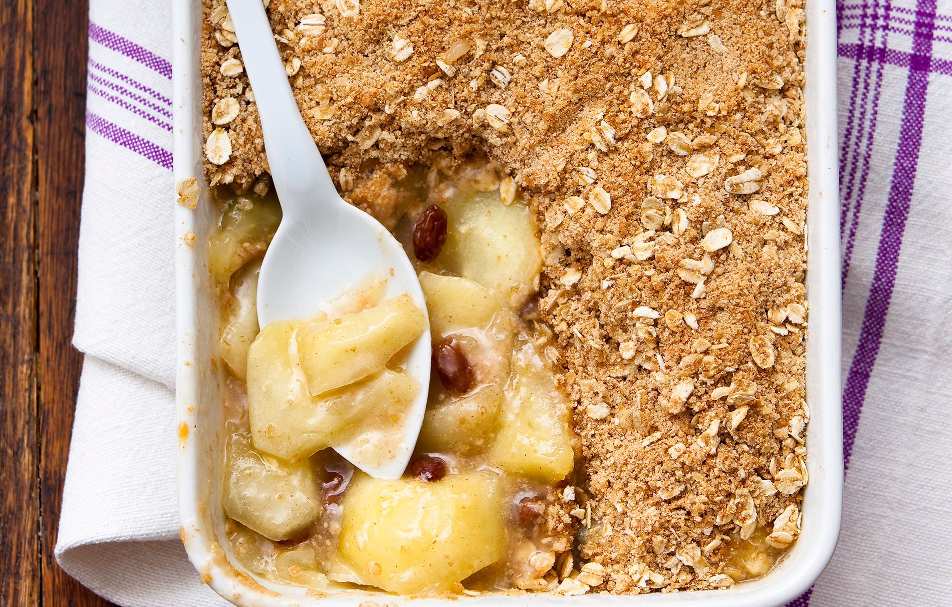 Gluten free apple crumble recipe