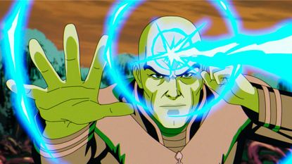 Professor X in X-Men '97 season 2, using his psychic abilities