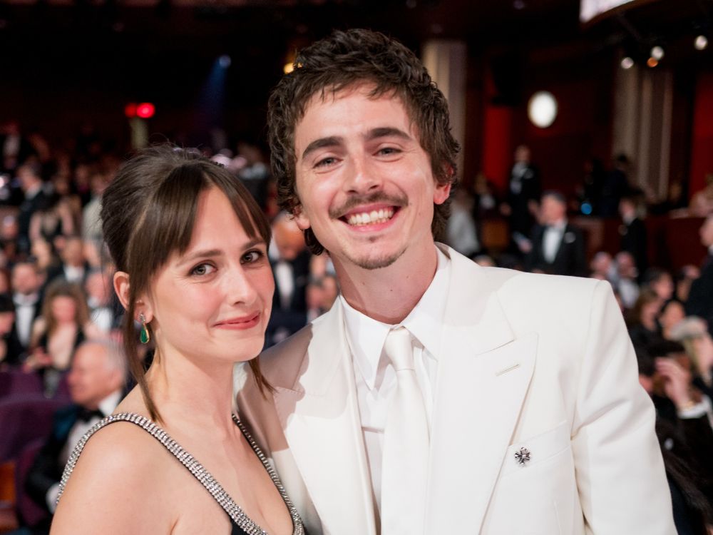 Pauline Chalamet and Timoth&amp;eacute;e Chalamet at the 2026 Oscars