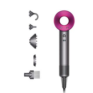 Dyson Supersonic Hair Dryer in Iron and Fuchsia