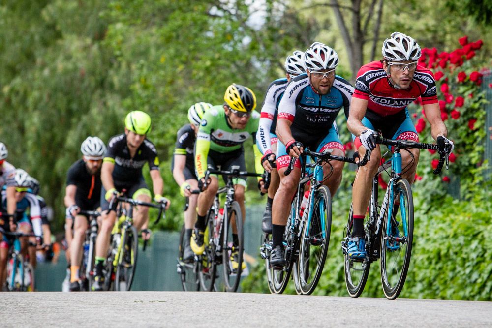 Ruben Companioni working for Jamis to keep the race lead