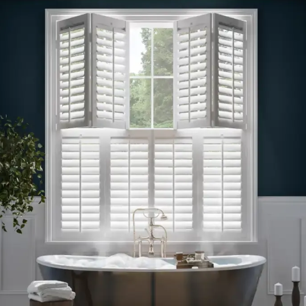 Shutters over a bath