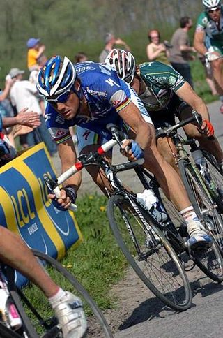 Tom Boonen (Quickstep) looking concentrated