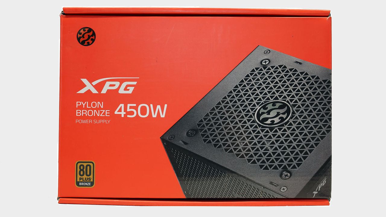 XPG Pylon 450W PSU from various angles.