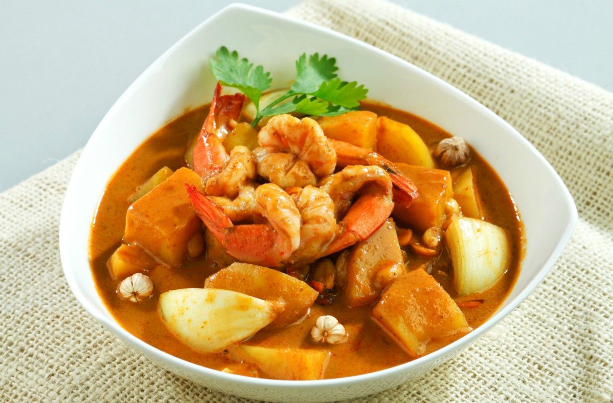 Slimming World&#039;s king prawn and potato stew