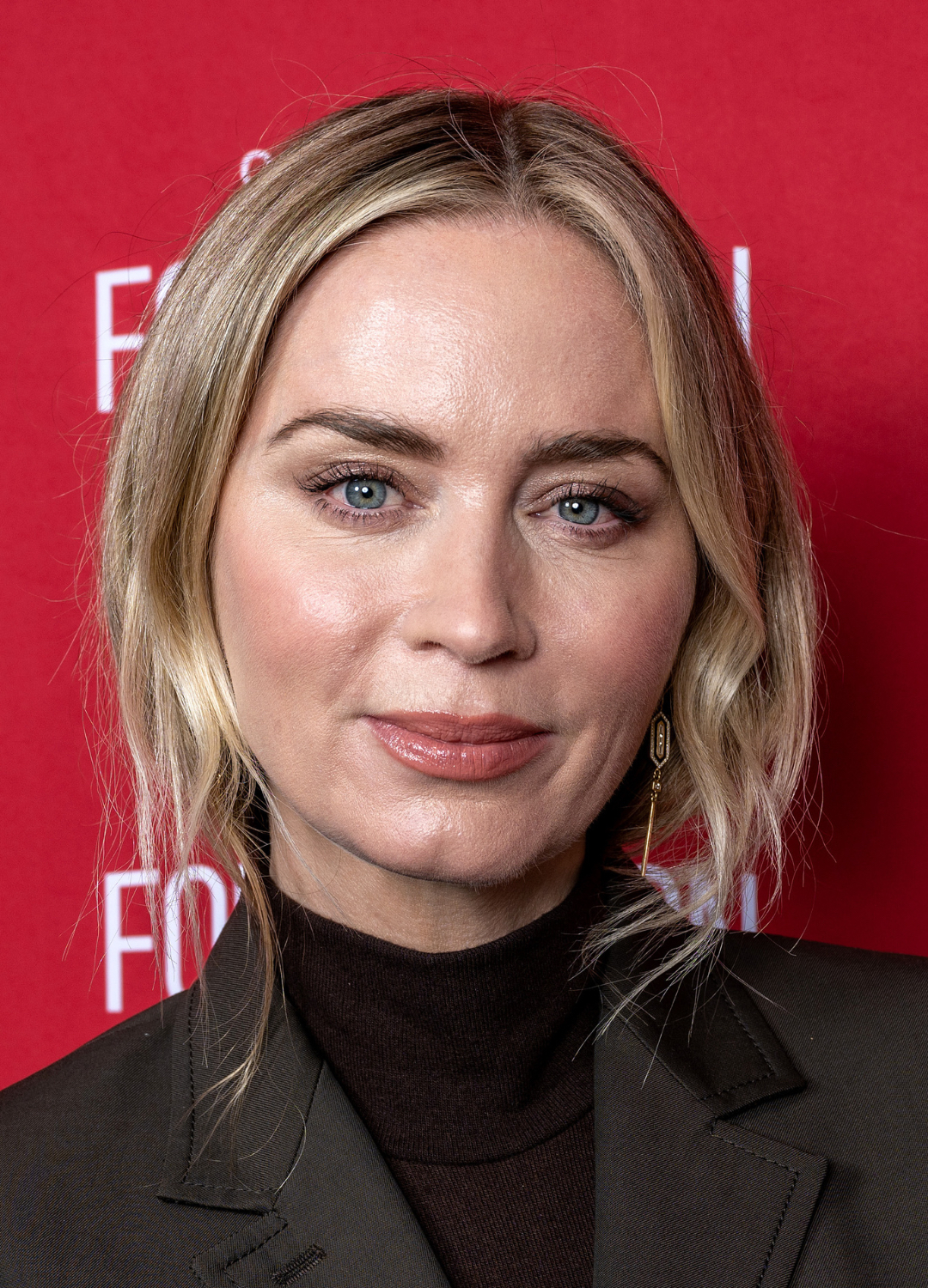 Emily Blunt attends the SAG-AFTRA Foundation Conversations Career Retrospective With Emily Blunt event at the SAG-AFTRA Foundation Screening Room on December 13, 2023 in Los Angeles, California