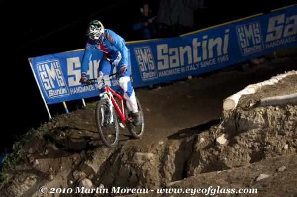 Jana Horakova (Czech Republic) rides to a podium place