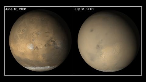 Massive Mars Dust Storms Triggered By Heat Imbalances, Scientists Find ...