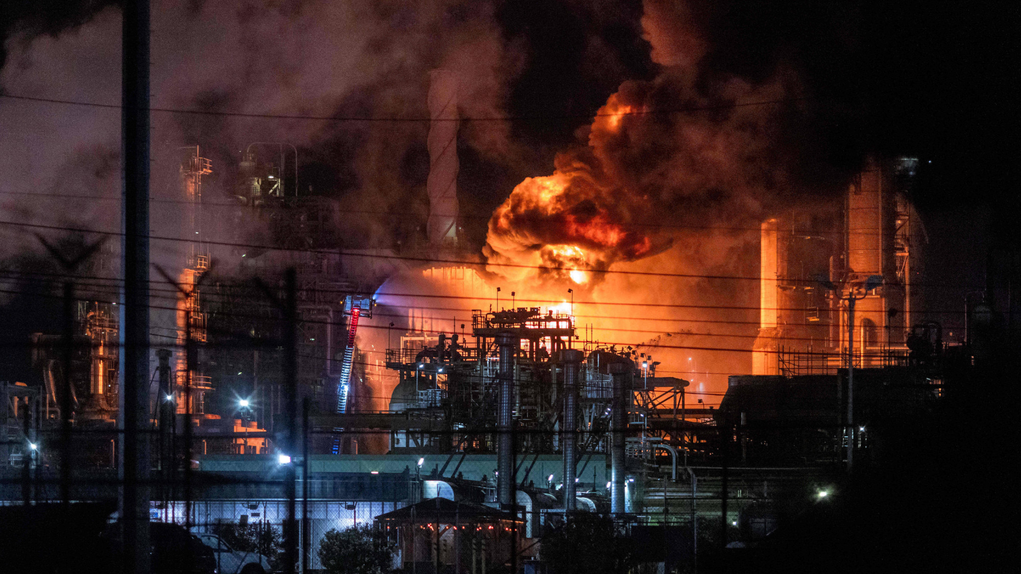 The Chevron refinery