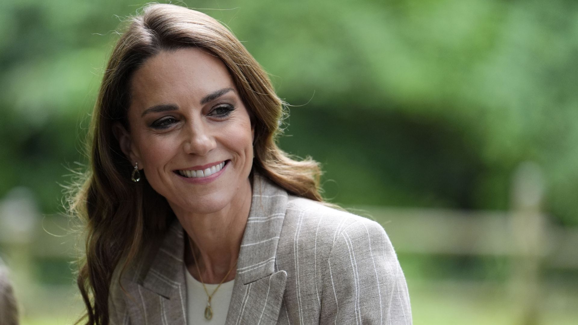 Kate Middleton visits the Salvador Allende to view education in nature, during the second day of her visit to Reggio Emilia on May 14, 2026