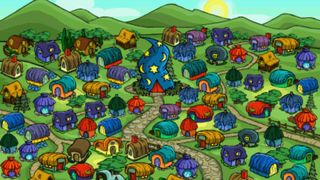 A map of Neopia in Neopets