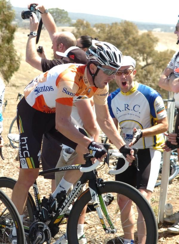 Matthew Goss lost his leader's jersey on stage 4
