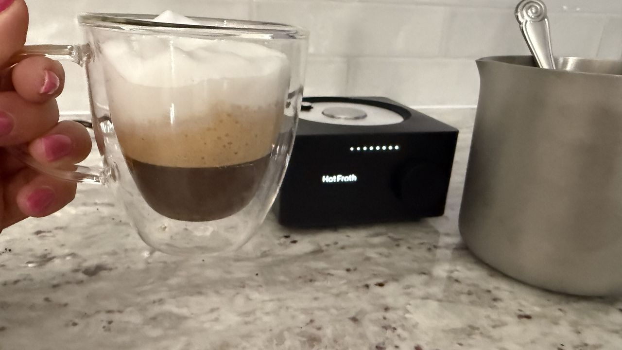Terra Kaffe Aero hot froth setting