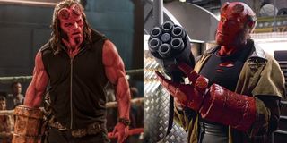 Hellboy Harbour vs Hellboy Perlman side by side