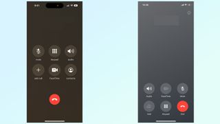 ios 16 vs ios 17 call screens