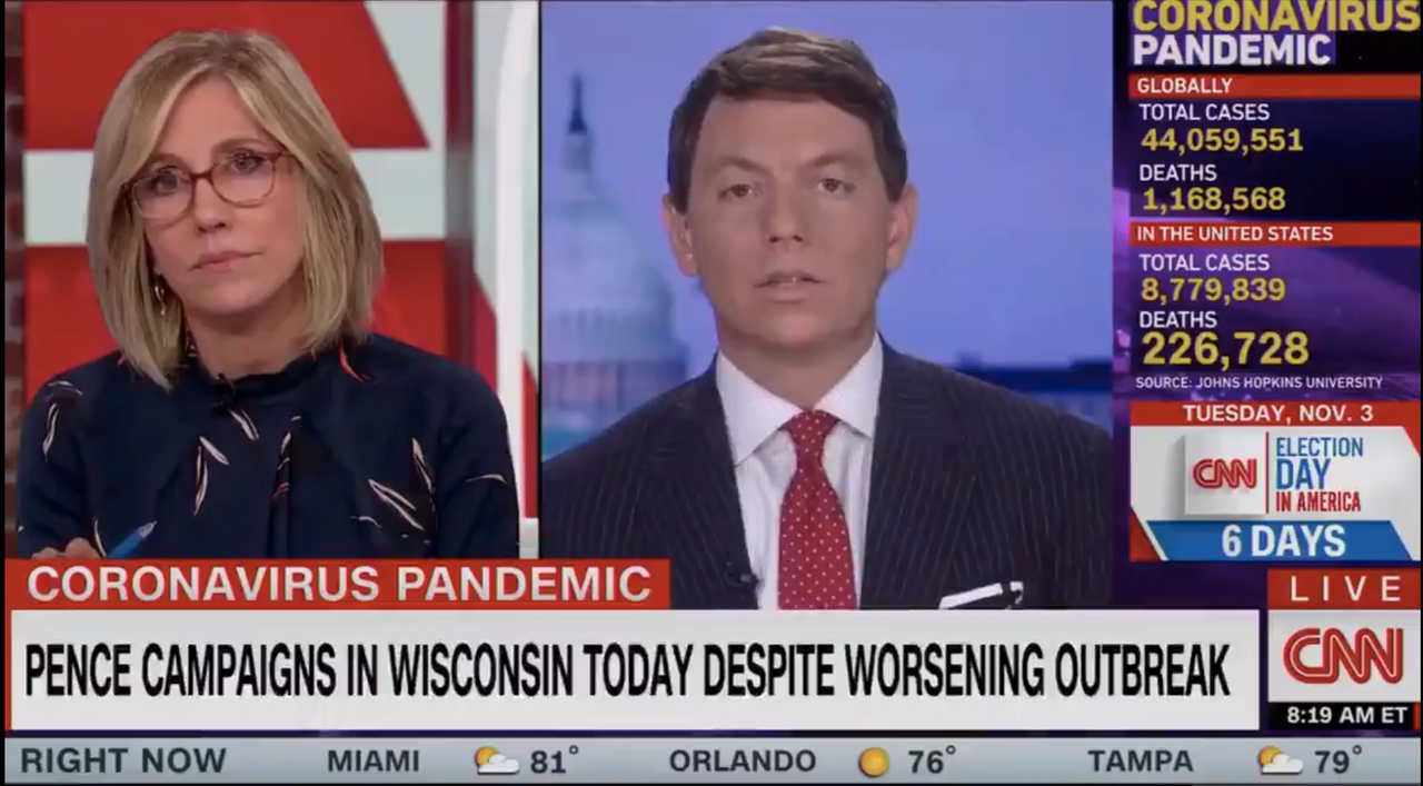 CNN&amp;#039;s Alisyn Camerota and White House spokesperson Hogan Gidley.