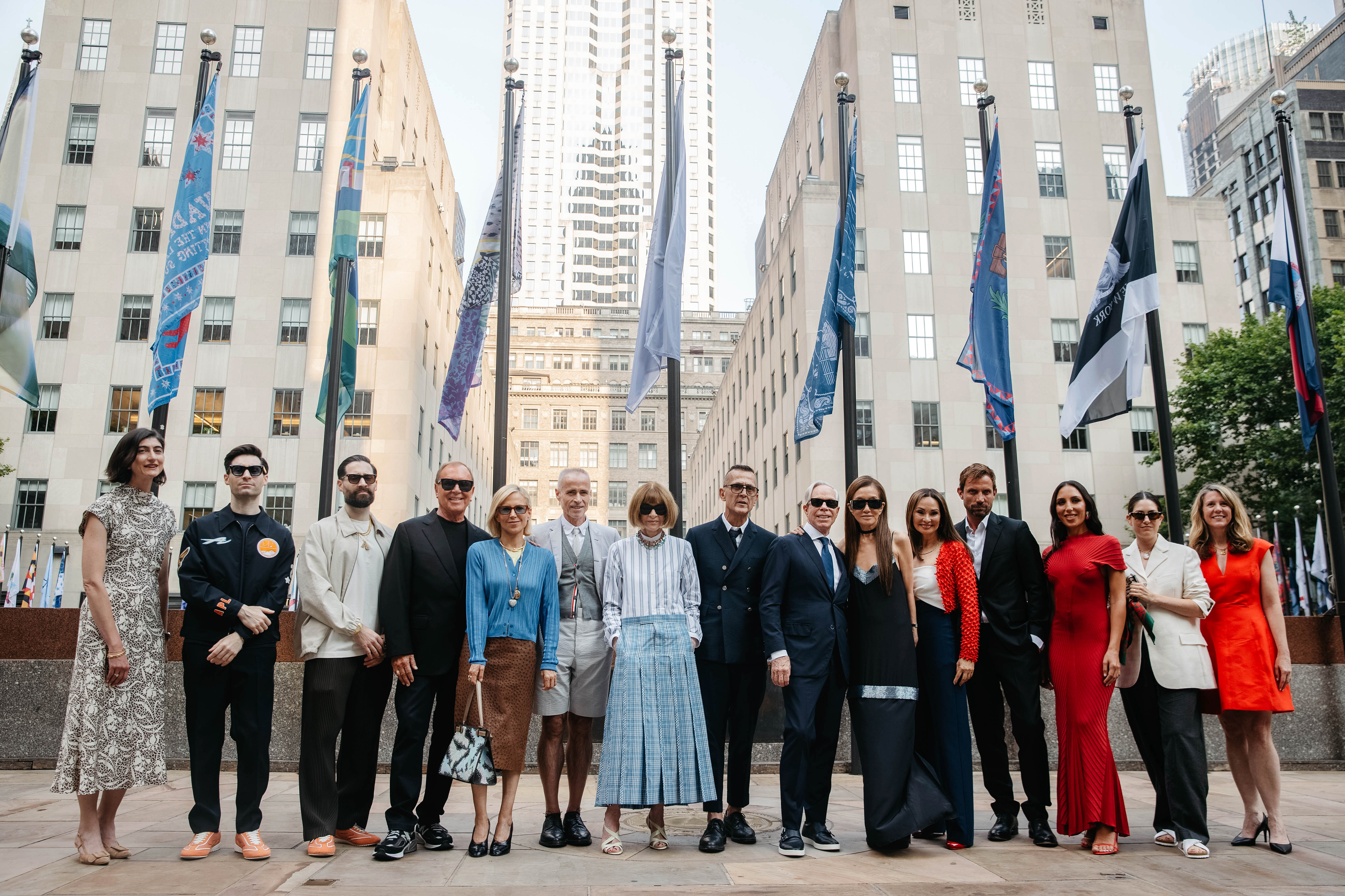 EB Kelly, Ryan Goldston, Adam Goldston, Michael Kors, Tory Burch, Thom Browne, Anna Wintour, Steven Kolb, Tommy Hilfiger, Vera Wang, Jasmin Larian Hekmat, Danielle Frankel and Alicia Parker