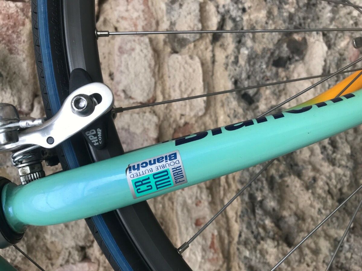 The bike's fork