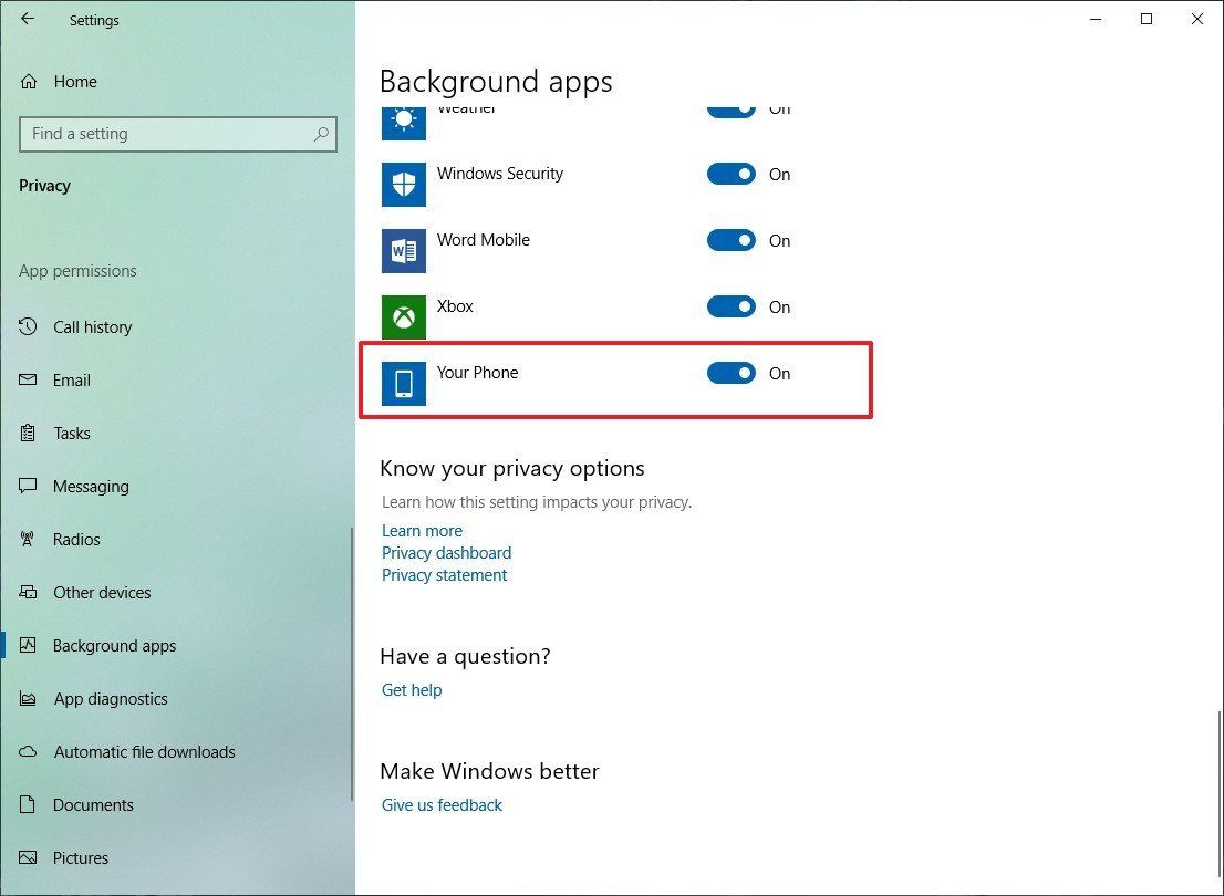 How to fix common problems with Your Phone app on Windows 10 | Windows ...