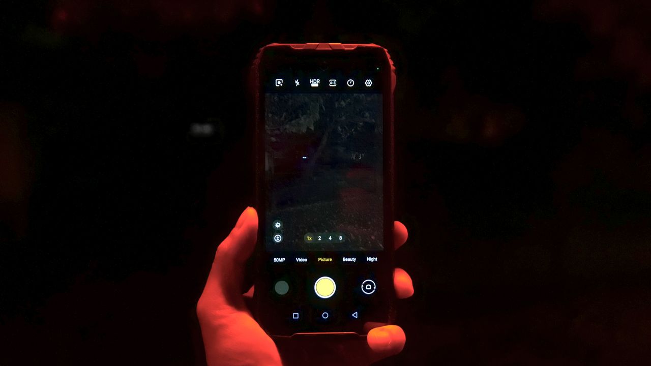 Blackview Xplore 2 held in the hand.